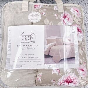 The Farmhouse by Rachel Ashwell Floral Comforter Set - Cream and Pink